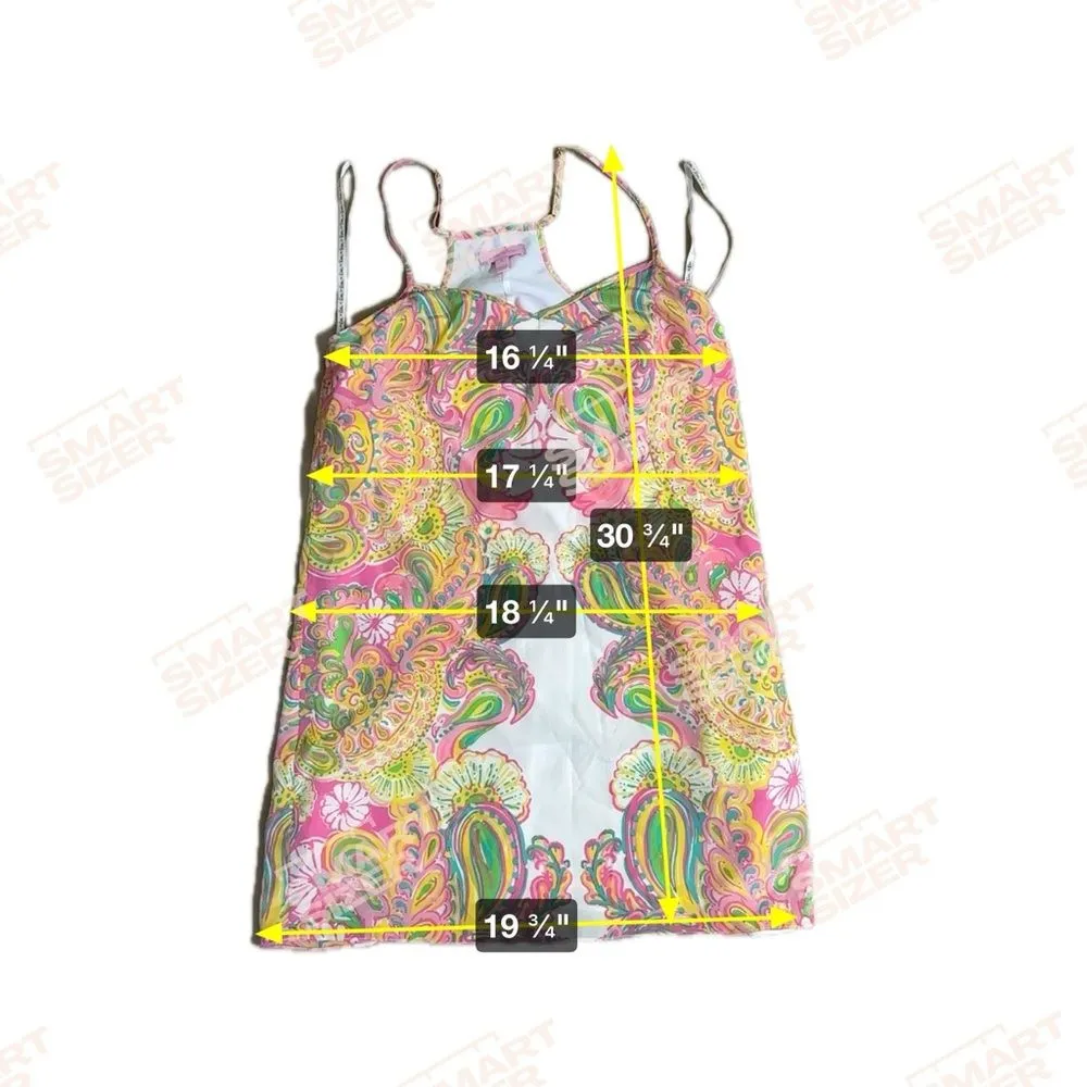 Lilly Pulitzer Dusk Hotty Pink Double Trouble Engineered‎ Silk Slip Dress Small - Image 11