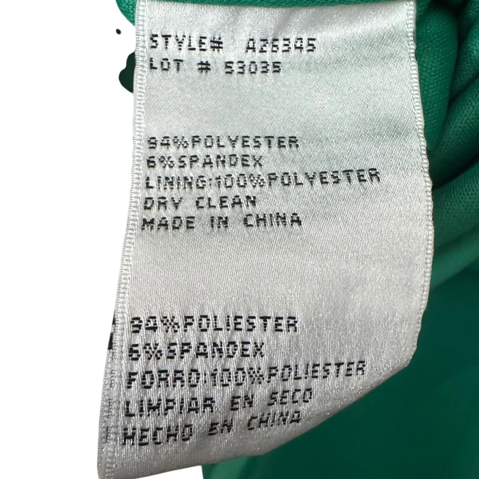 Betsy & Adam "Ellie" Scuba Crepe Off Shoulder Boning Maxi Gown Prom Evening Sz 6 - Image 7