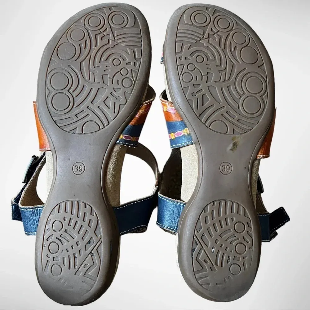 L'ARTISTE BY SPRING‎ STEP Women's Lillana Leather Sandals 8.5 | GUC - Image 7