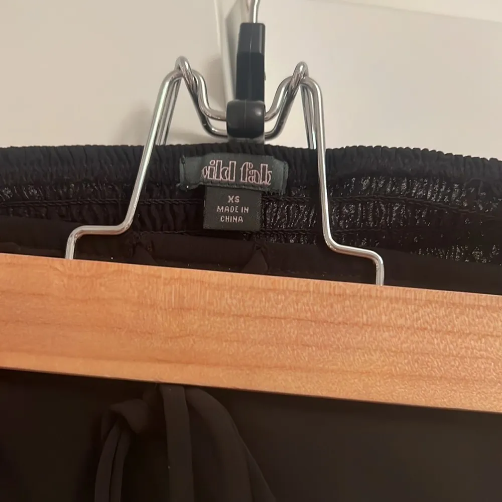 Wild Fable Black Skirt with adjustable tie waist - Image 2