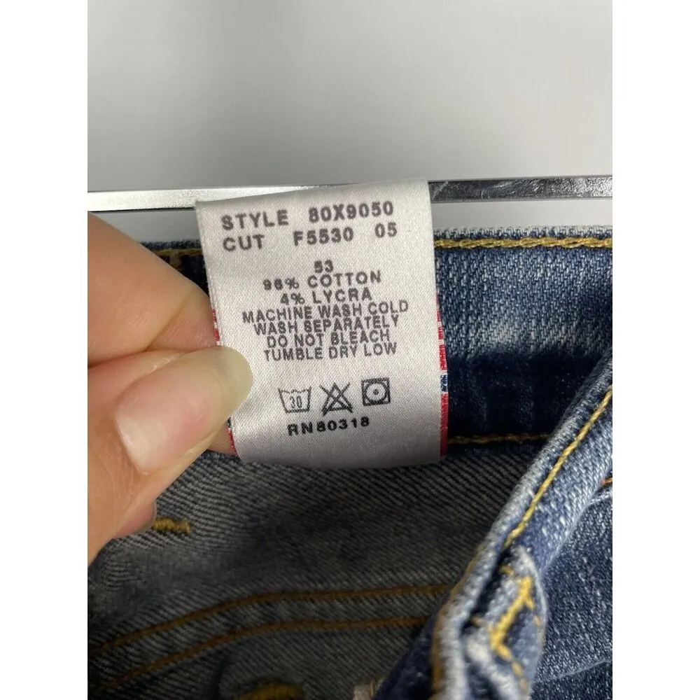 Lucky Brand Women's Sundown Flare Denim Jeans Medium Blue Wash Size 2/26‎ - Image 9