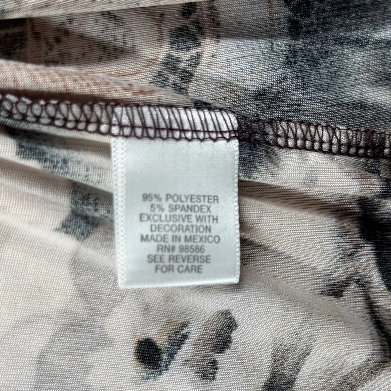 Dressbarn Cardigan XL Mixed Animal Floral Print Open Shrug Duster Layering Cozy - Image 8