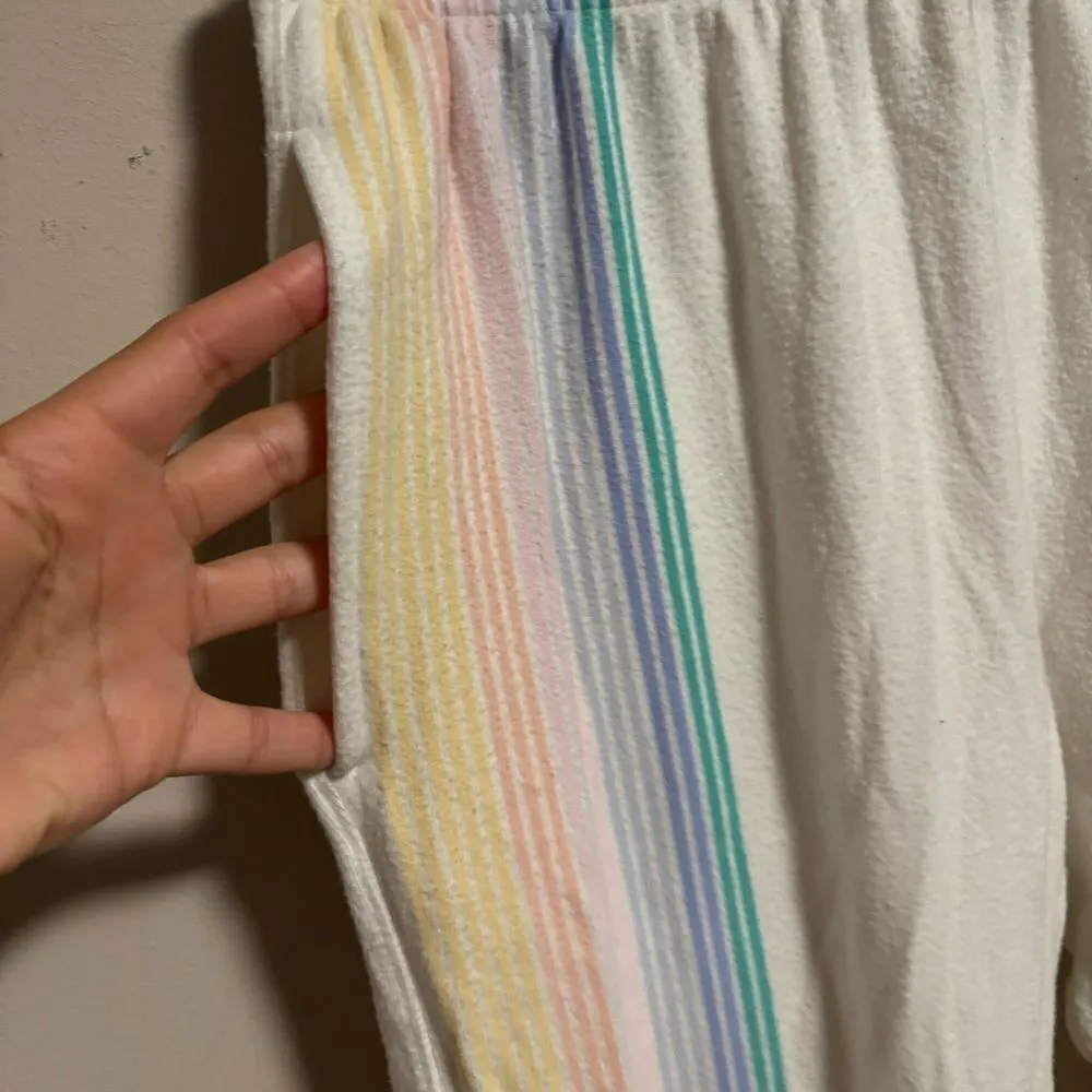 Spiritual Gangster Malibu Nights Sweatpants Joggers Rainbow- Size Large - Image 8