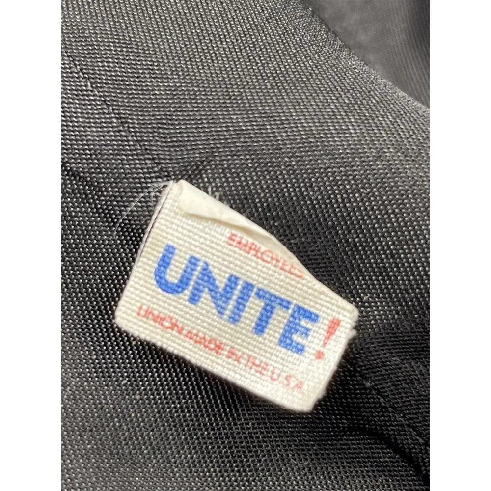 Vintage Woman’s Forecaster of Boston Wool Overcoat Double Breasted Black Size 12 - Image 11