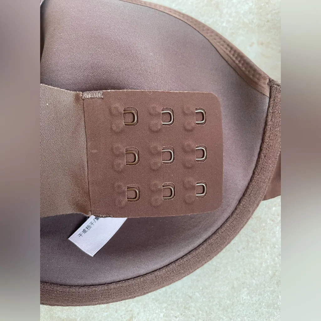 Victoria's Secret Mousse Brown 34DD Sexy Illusions Light Line Strapless Bra VS - Image 5