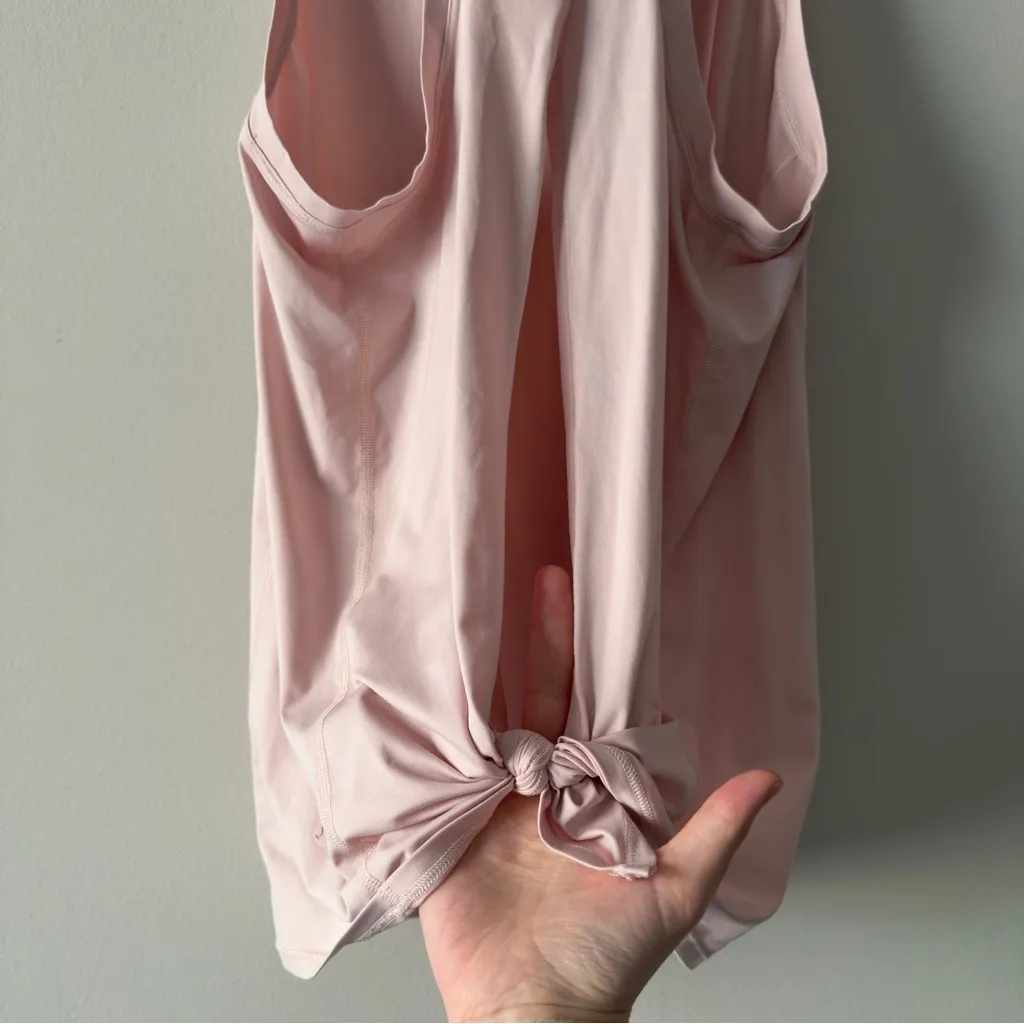 Lululemon All Tied Up Tank in Petals Pink Sleeveless Athletic Top Tie Cutout - Image 10