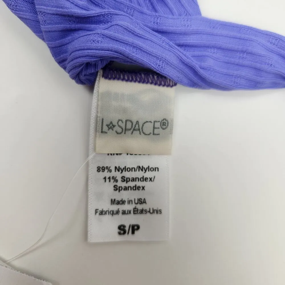 L*Space Camellia Bikini Top in Amethyst Purple Size Small NWT Adjustable - Image 4