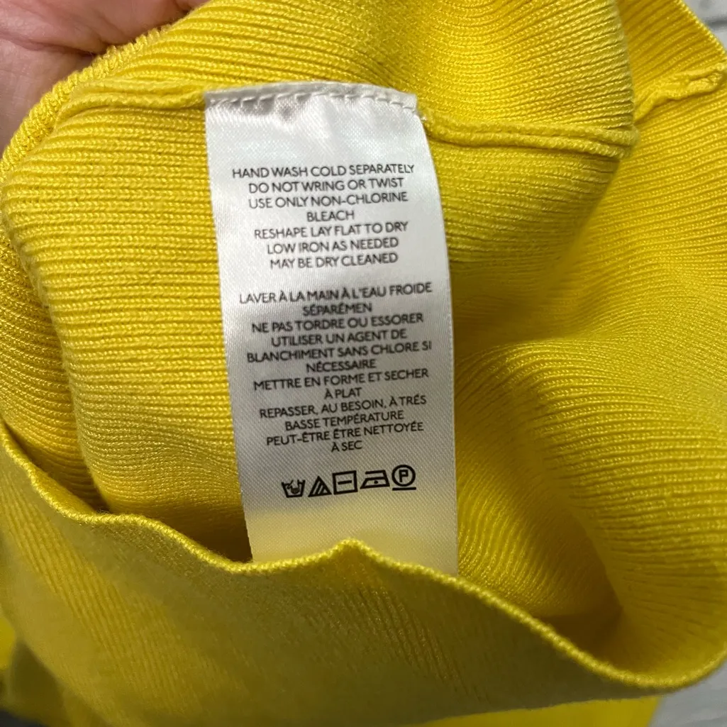 Anthropologie Maeve Yellow bell sleeve sweater - Image 4