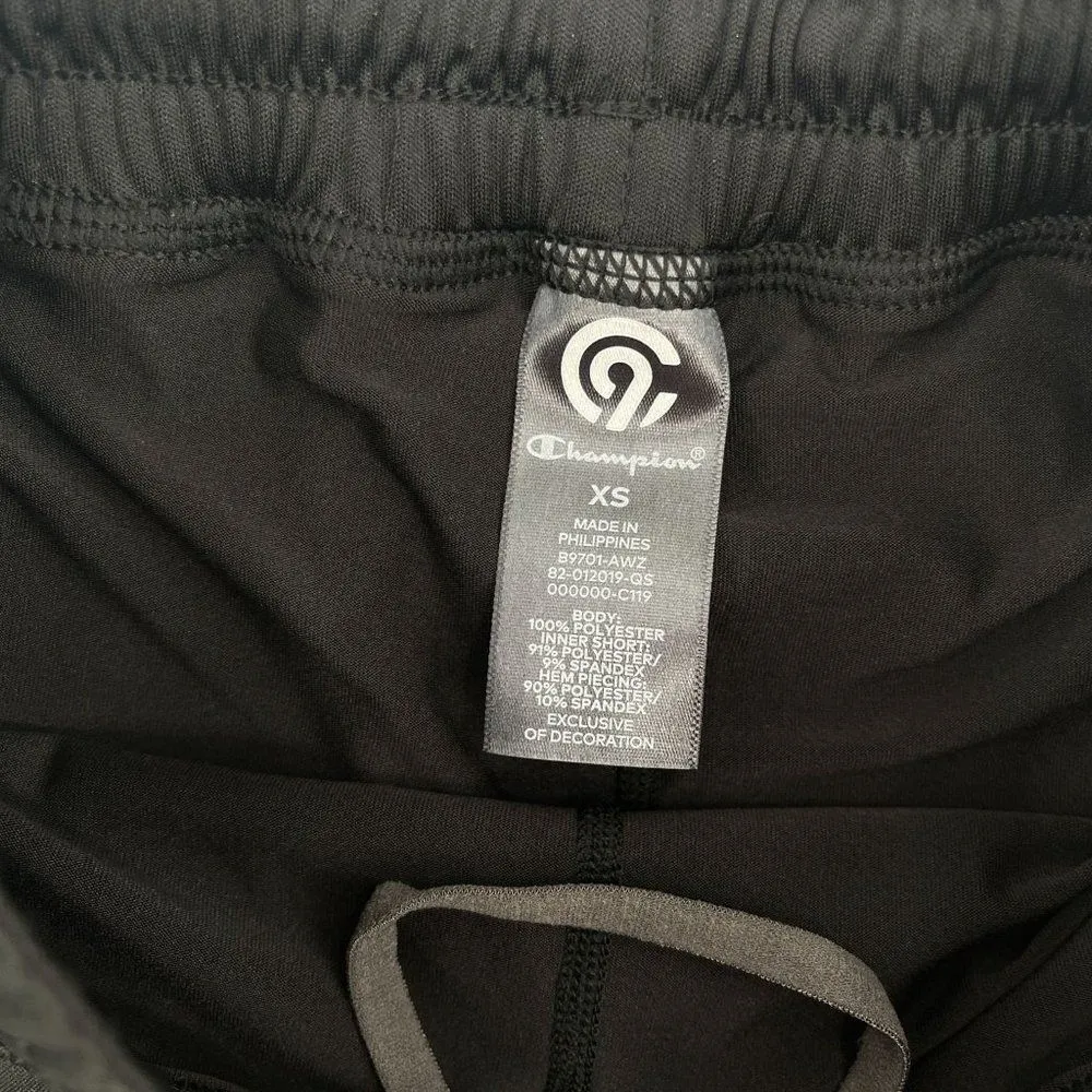 Champion C9 Mid Rise Skort Skirt with Shorts Black - Image 6