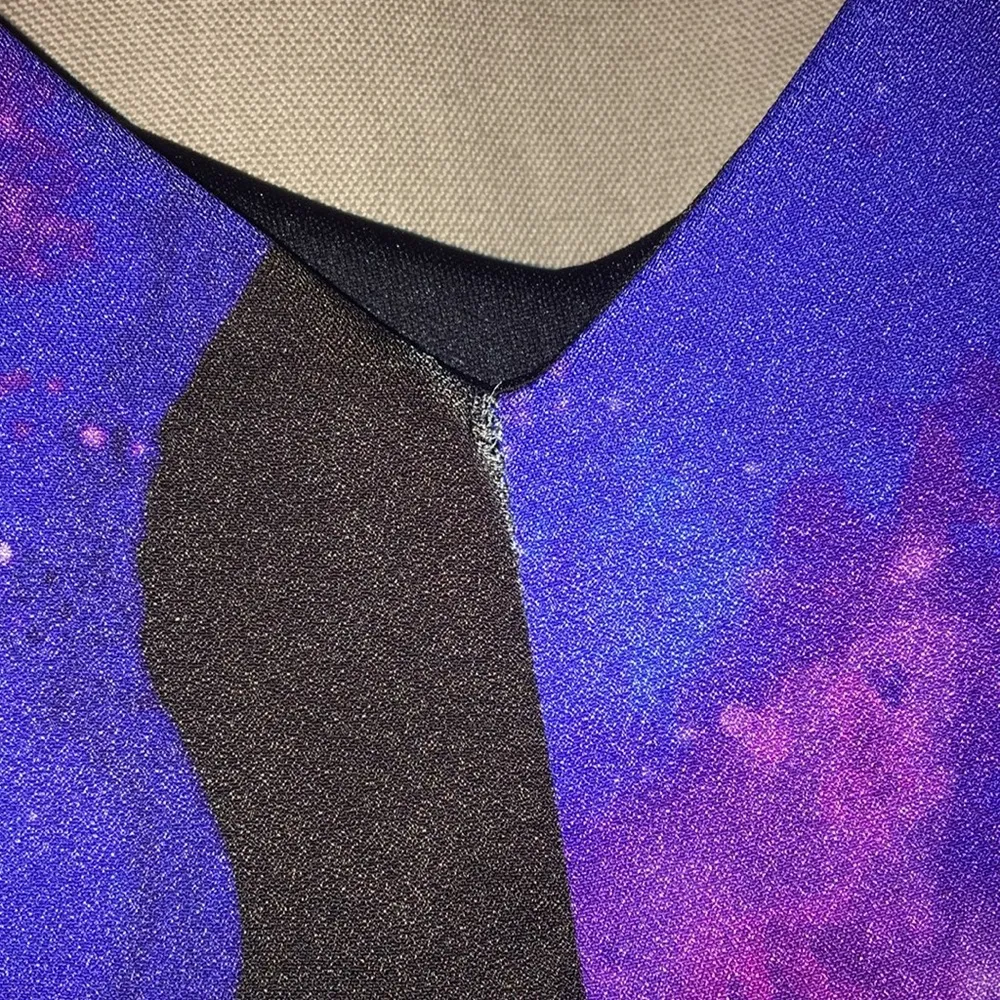 Everly Galaxy Print Mini Dress - Image 4