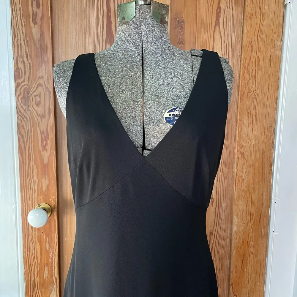 Vintage Lillie Rubin Designer Black Handkerchief Hem Evening Dress - Image 2