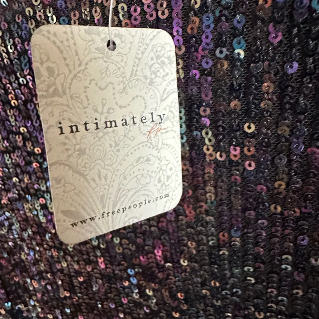 FREE PEOPLE INTIMATELY SEQUINS Top. - Image 6
