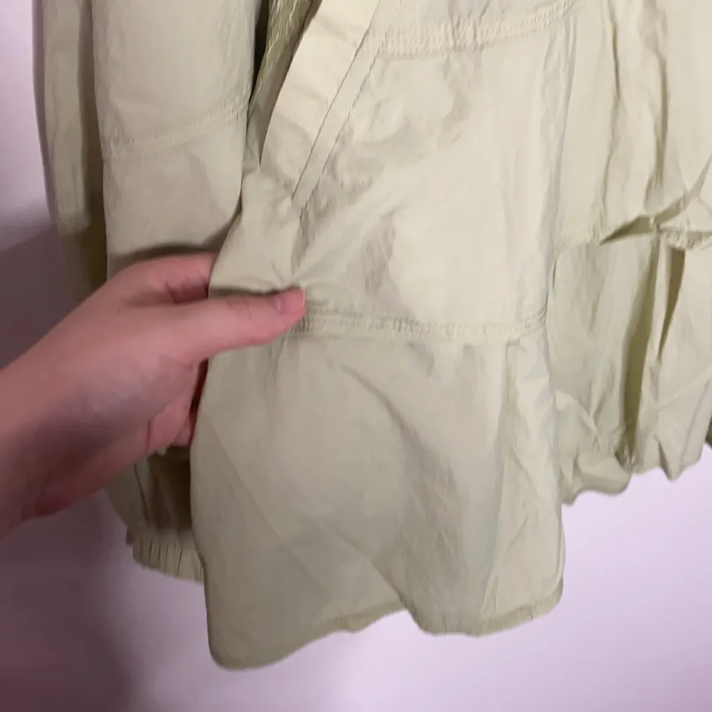 Free People Namaslay tiered ruffle jacket size M - Image 12