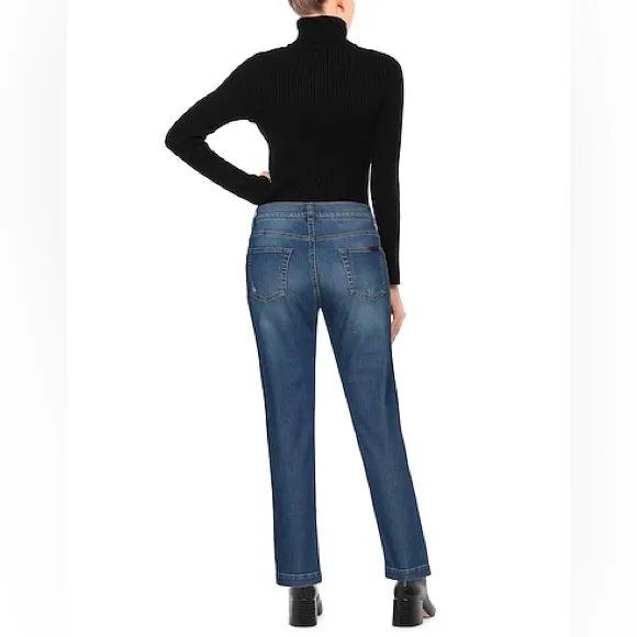 Dolce & Gabbana embroidered Blue boyfriend Jeans size 44 us 8 EUC - Image 2