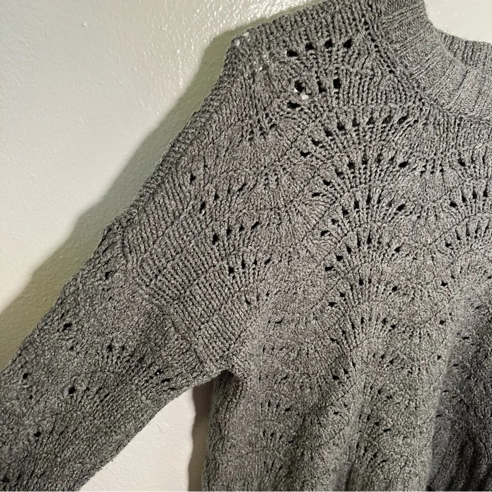 American Eagle Pointelle Crew Neck Sweater - Image 6