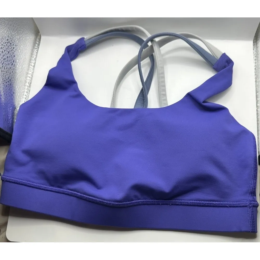 Lululemon Purple Energy Bra Size 4 - Image 8