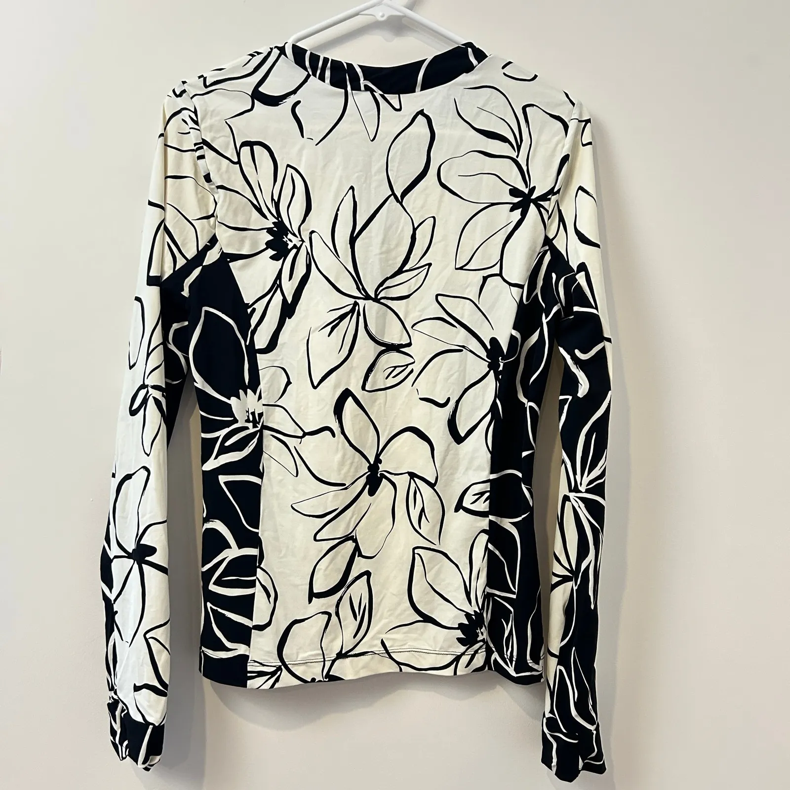 La Blanca Moonlit Half Zip Rashguard Top Swimwear Size Medium - Image 7