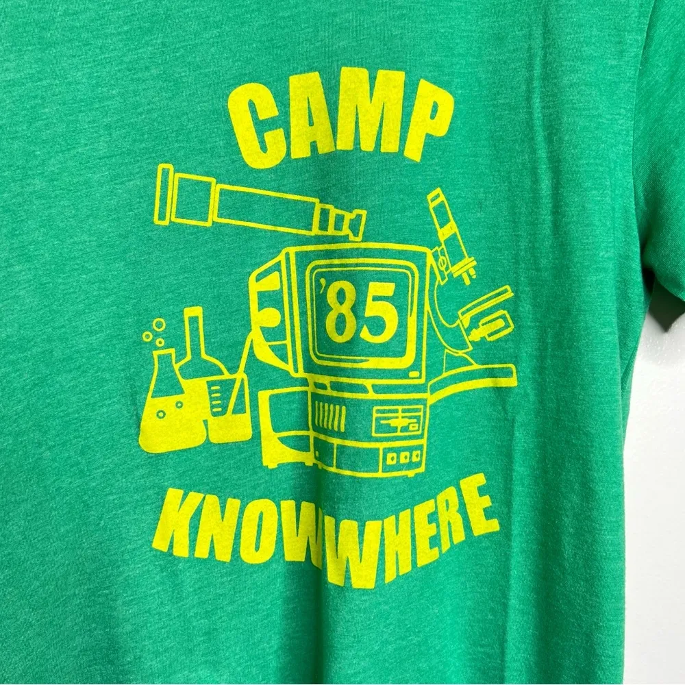 Stranger Things Camp Know Where T Shirt Season 3 Woman’s Small Dustin Suzie - Image 2