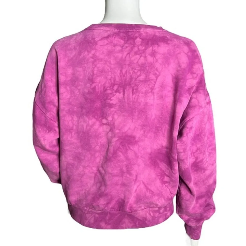 Gap Shirt Womens XS Purple Tie Dye Vintage Soft Crewneck Sweatshirt Basic Casual - Image 3