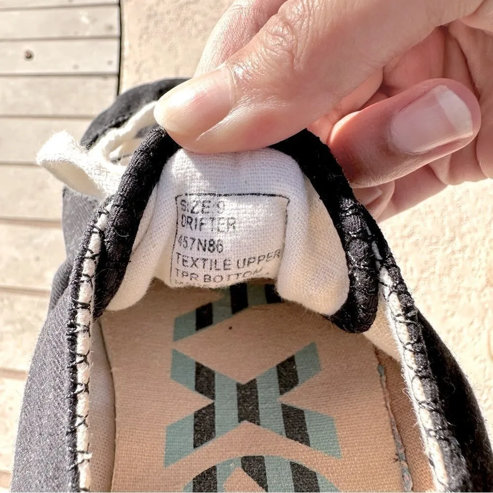 Roxy  Black Drifter Lace-Up Sneakers - Image 9