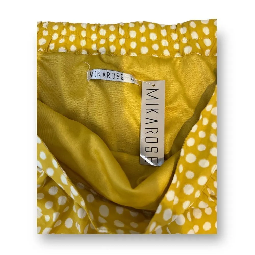 Polka Dot Pleated Skirt Size Extra Large - Image 4