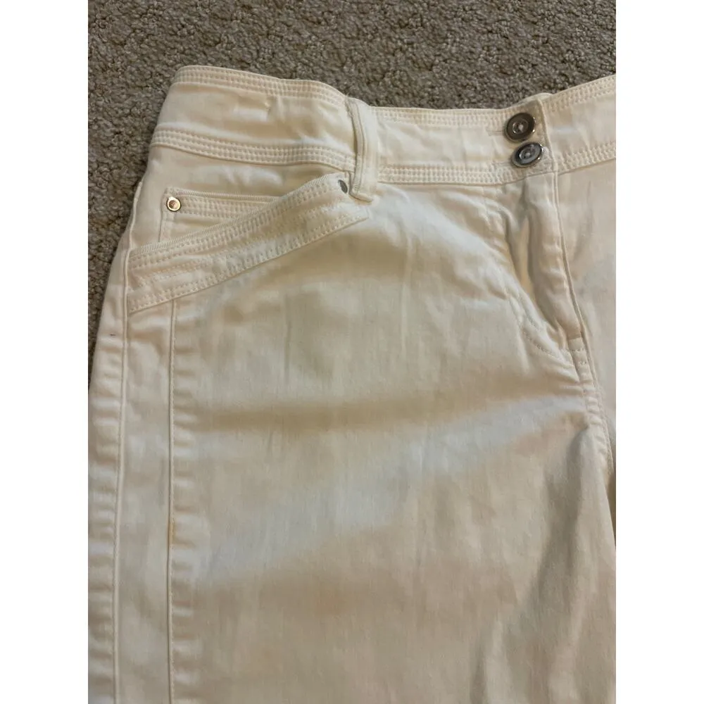 White House Black Market White Bermuda Shorts 2 - Image 3