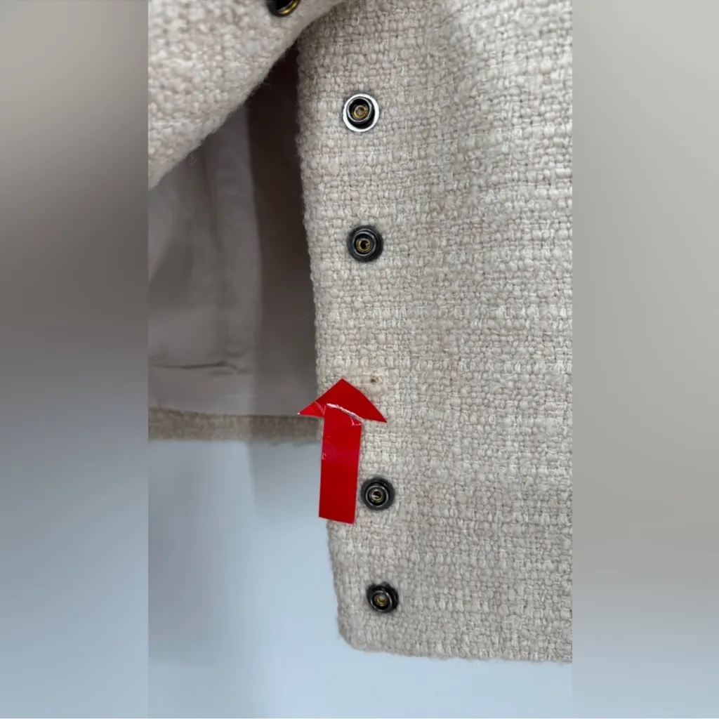 J.Crew Bridgette lady jacket in tweed Natural Beige - Image 7