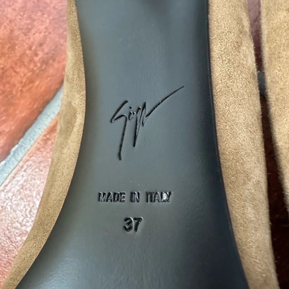 Giuseppe Zanotti Leather Imaginative Zipper Heels Size 7 - Image 11