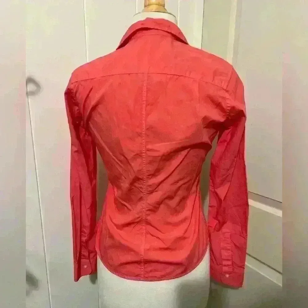 Frank & Eileen Barry Tailored Button Down Top Blouse XS - Image 5