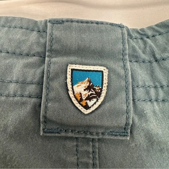 Kuhl Legendary Pants Womens 12 Short Blue Roll‎ Up Lightweight Hiking Outdoor - Image 11