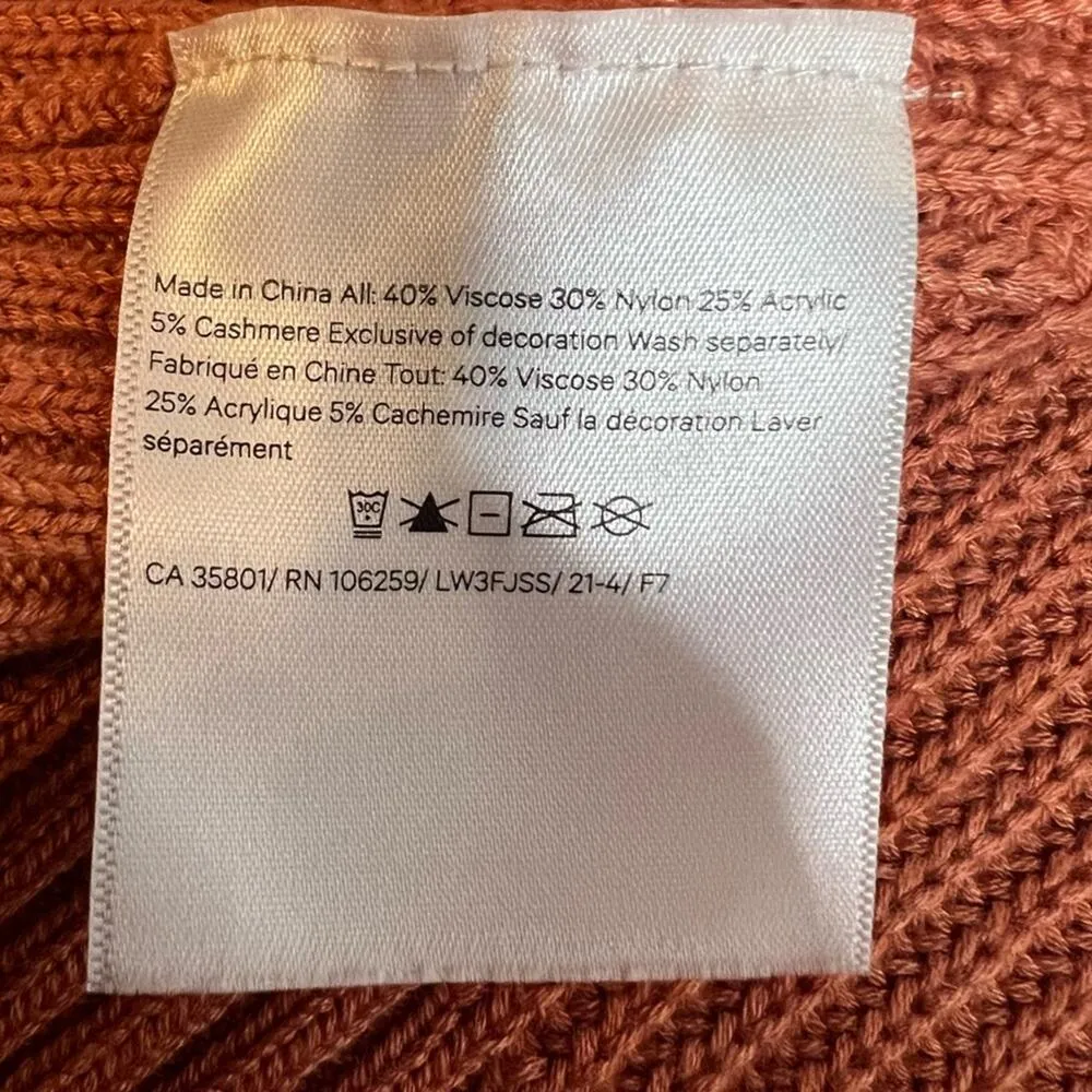 Lululemon Cashlu Sweater Wrap heathered pink Savannah Sz M L - Image 7