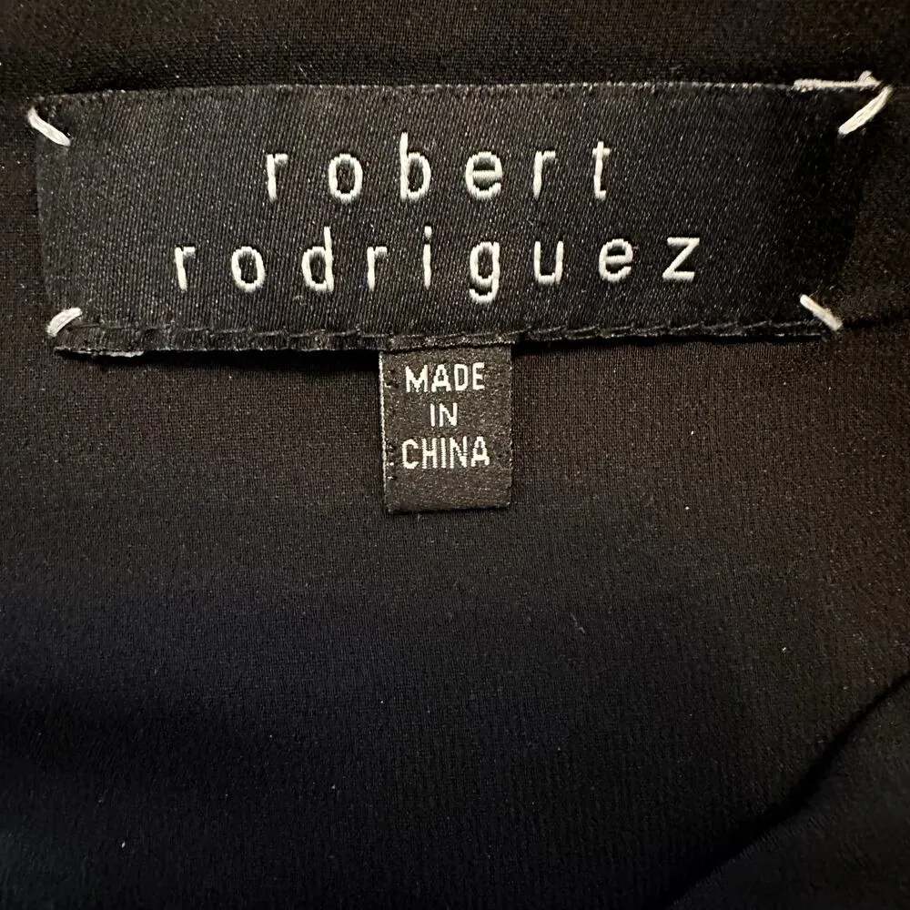 Robert Rodriguez Bandage Dress Bodycon Double Strap Knee Length Empire Black 4 - Image 5