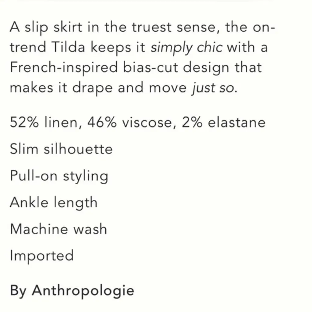 Anthropologie The Tilda Maxi Slip Skirt: Linen Edition - Image 5