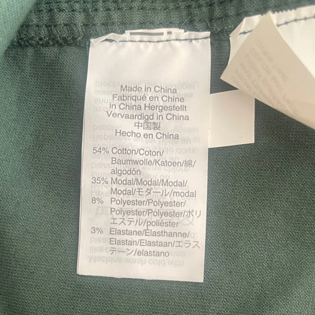 Madewell Green Button-Front velvet Skirt - Image 6