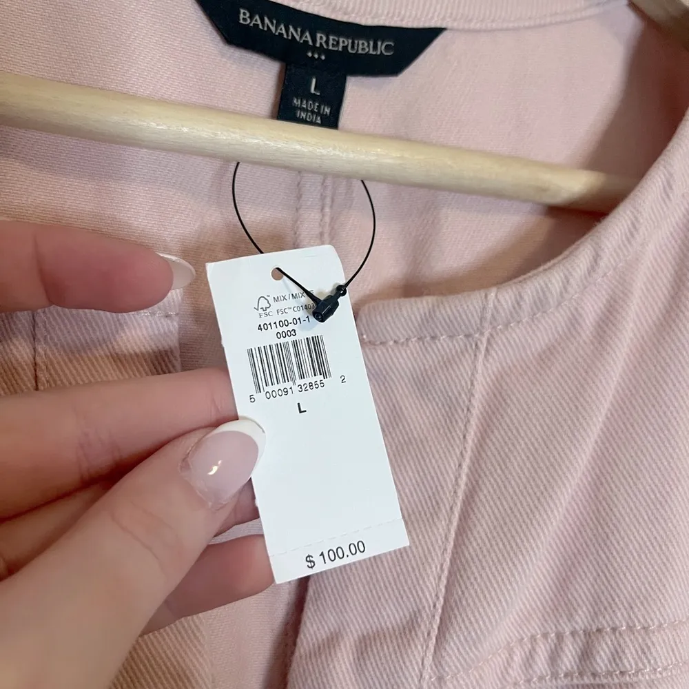 NWT Banana Republic Split Neck Mini Dress - Image 5