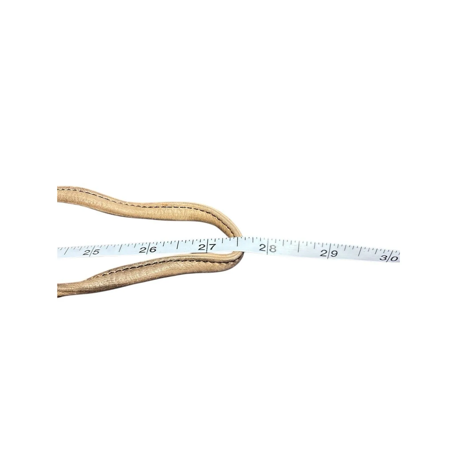 Jane Yoo Wearable Art Handbag Leather Asymmetrical Shoulder Bag Signed Vintage Tan - Image 12