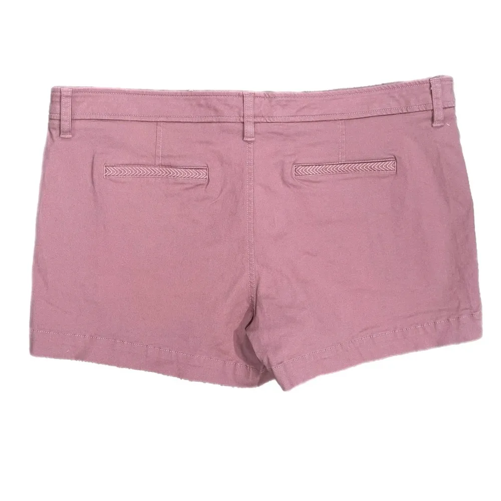 New MARKET & SPRUCE Stitch Fix Women’s Chino Shorts Sz 16 Ash Rose Preppy 3” - Image 9