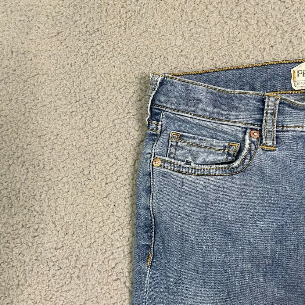 Free People Jeans Womens 25 Blue‎ Medium Wash Skinny Denim - Image 2