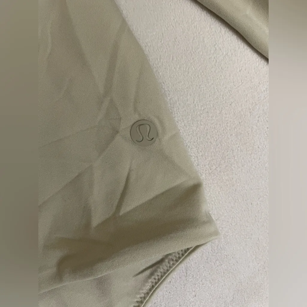 Lululemon NWT Wundermost Ultra Soft Nulu Long Sleeve One Shoulder Bodysuit Tan L - Image 13