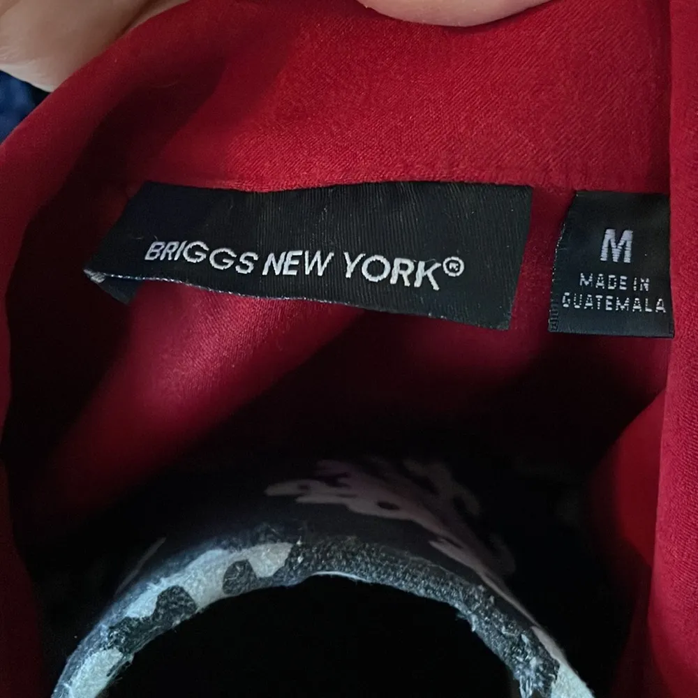 Briggs New York  Red Blazer Jacket Size Medium - Image 5