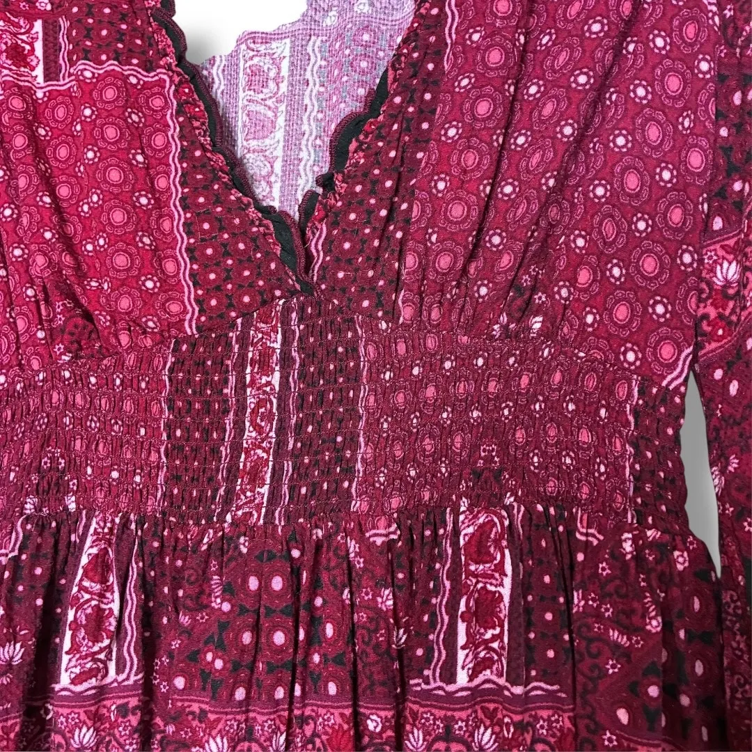 Altar'd State boho patchwork peasant dress - Image 5