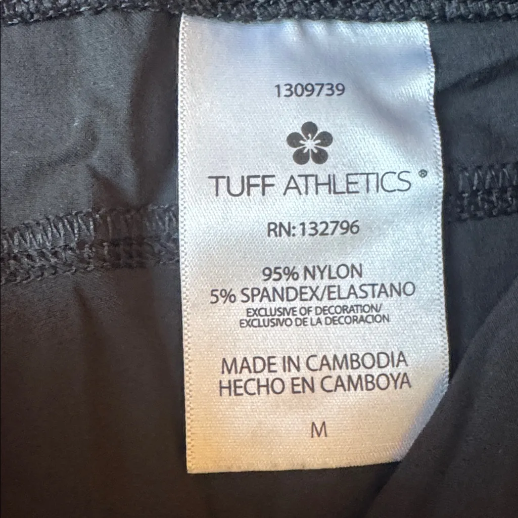 Tuff Athletics Black Shorts SIZE M - Image 3