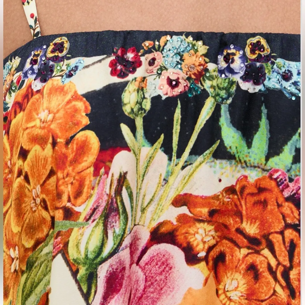 Camilla Silk Floral Porto Aromatic Amor Maxi Dress size XS - Image 12