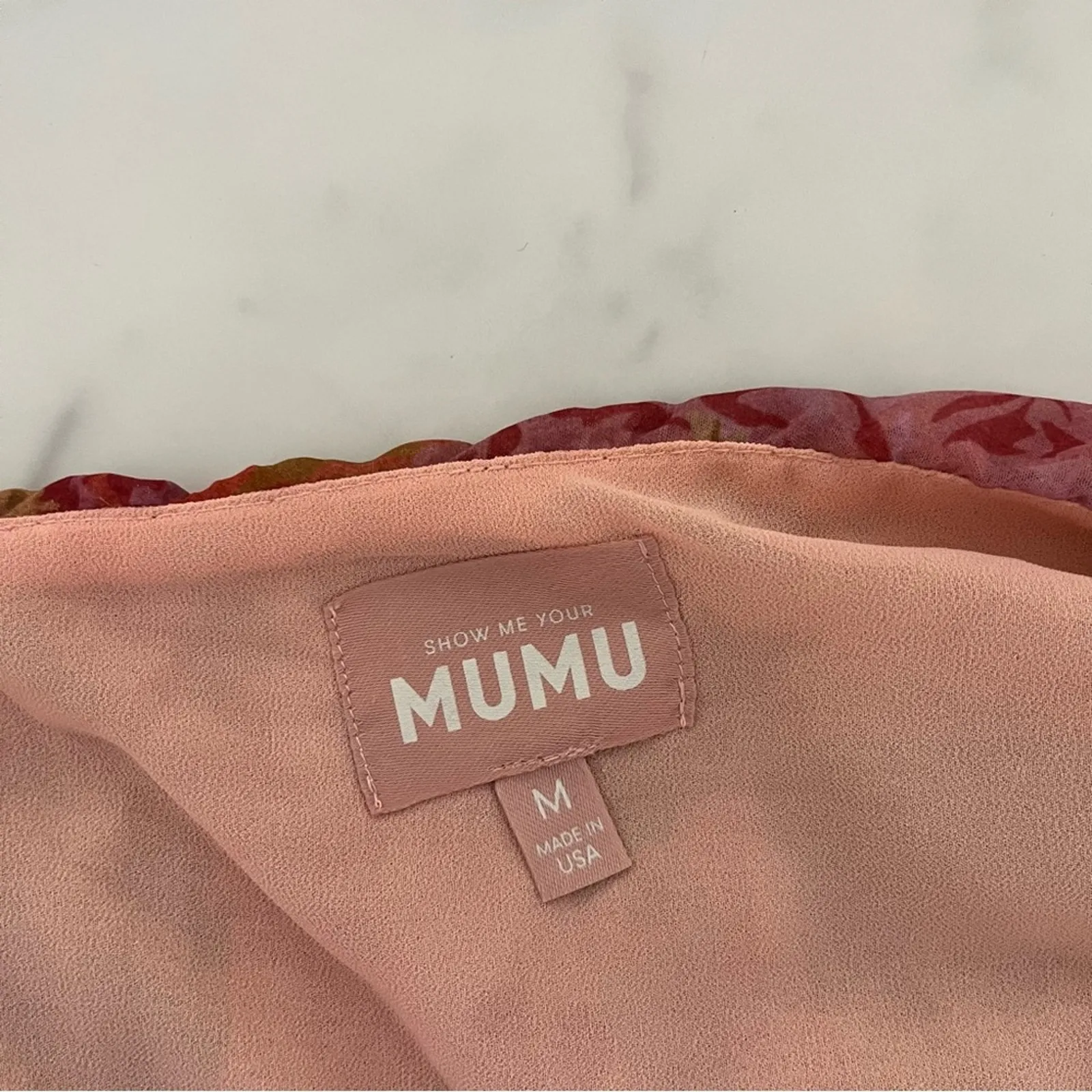 Show Me Your MuMu Garden Floral maxi dress Sz Medium  flowy boho feminine summer - Image 5