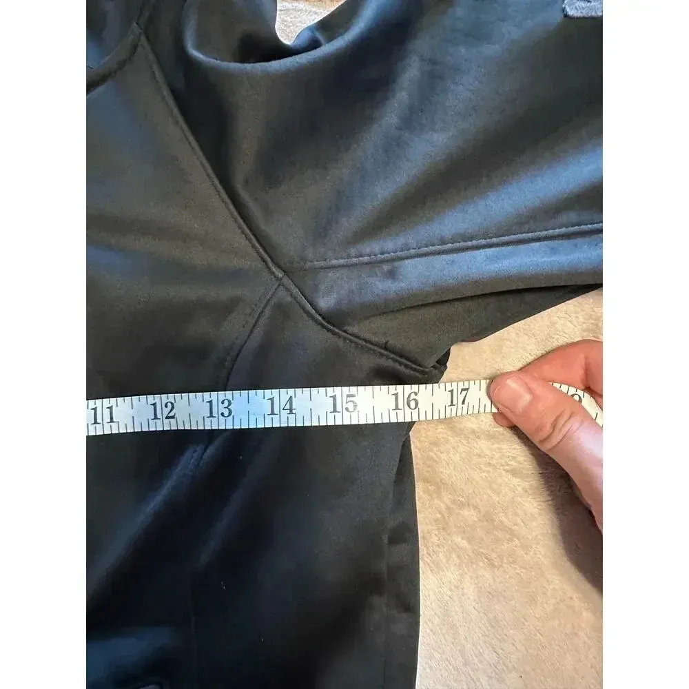 Avalanche Full Zip Jacket Size Small Black Activewear Outdoor Athleisure Zipper - Image 5