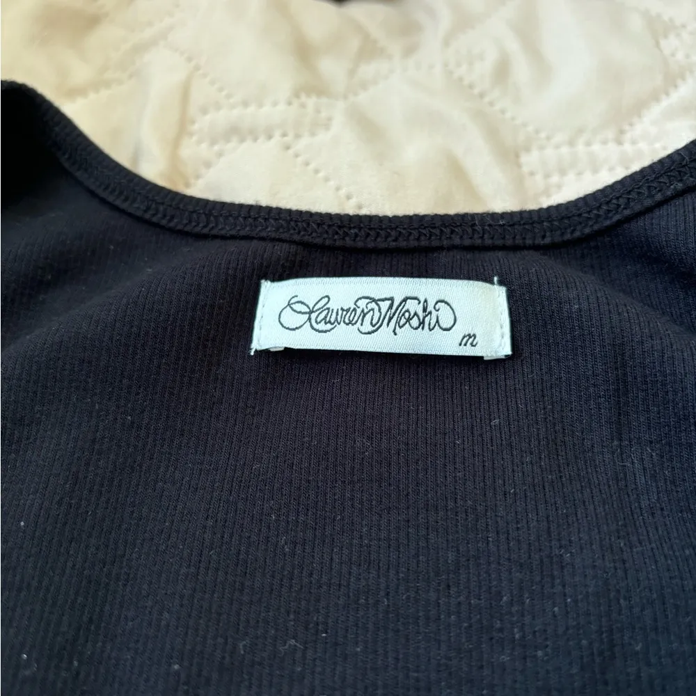 Lauren Moshi Blk lips med tank NWT - Image 2