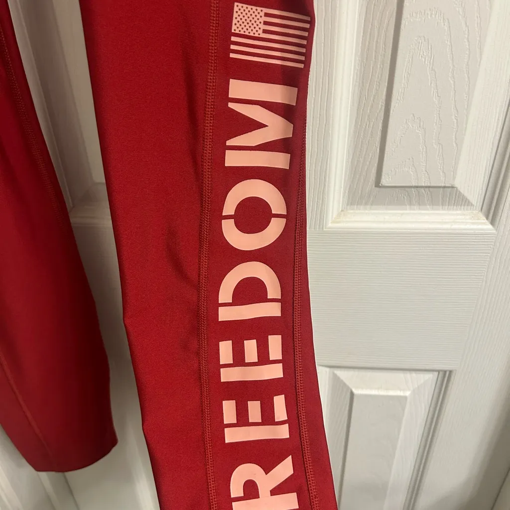 Under Armour Women’s Red Freedom Leggings - Image 3