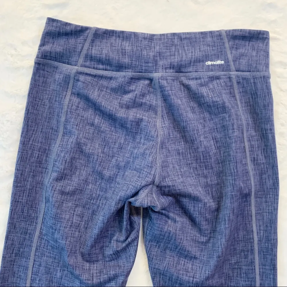 Adidas Climalite 3/4 Length Capri Leggings Size Medium Workout Athletic Fitness - Image 9