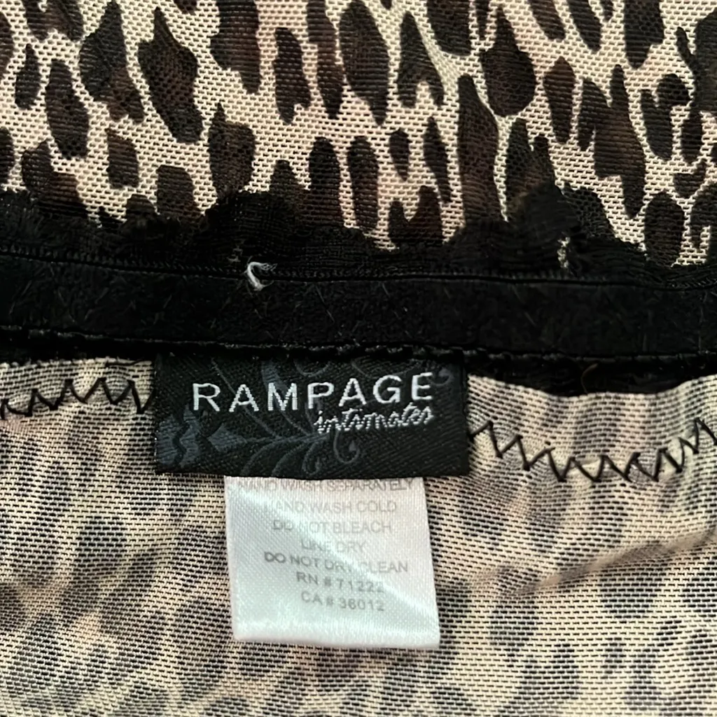 Rampage Small Y2K Leopard Slip Dress Nightgown - Image 4