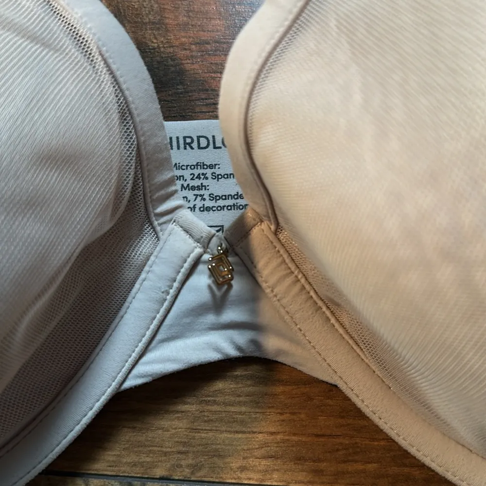 ThirdLove Women’s Bra Classic Contour Plunge 38F beige tan Size undefined - Image 2